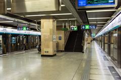 platform of Yuanmingyuan Park Station