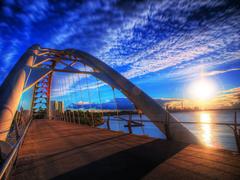 Humber Bay Arch Bridge in Toronto