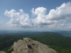 View of the Shenandoah Valley from Humpback Rock in the Blue Ridge Mountains