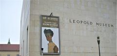 Vienna Leopold Museum Egon Schiele collection banner 2008