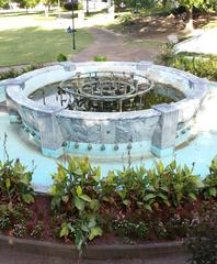 Hurt Park fountain in downtown Atlanta