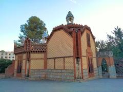 Finca Güell entrance pavilions in Barcelona