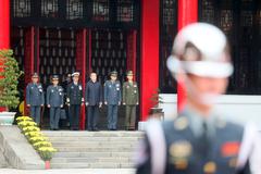 President of Taiwan at 2017 martyrs' shrine ceremony