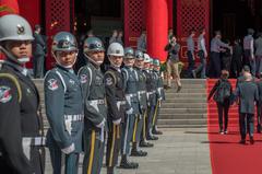 Taiwanese President presides over 107th National Ancestor and Martyrs Memorial Ceremony with honor guards