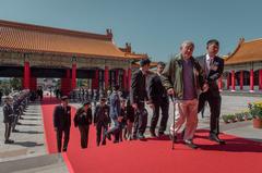 Taiwanese President leading a ceremonial sacrifice to honor ancestors and fallen personnel on 03.29