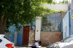 Partial view of La Chascona, the house of Chilean poet Pablo Neruda in Santiago de Chile