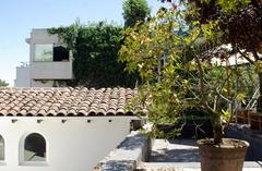 Partial view of La Chascona, the house of Chilean poet and Nobel Prize winner Pablo Neruda in Santiago, Chile.