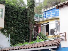 Pablo Neruda's home La Chascona in Santiago, Chile