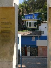 La Chascona, the house of Pablo Neruda in Santiago, Chile