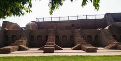 Ancient ruins at Raja Harsh ka Tila site