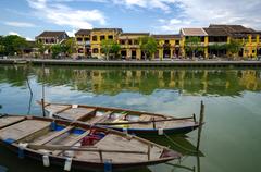 Scenic view of Hội An ancient town along the Thu Bồn River