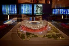 Model of Beijing's 2008 Olympic stadium