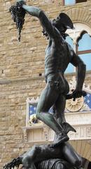 Cellini's Perseus with the Head of Medusa sculpture in Florence