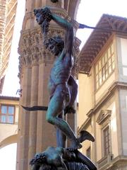 Perseus with the Head of Medusa statue in Piazza della Signoria