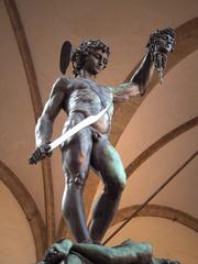 Perseus by Benvenuto Cellini at Loggia dei Lanzi in Florence, Italy