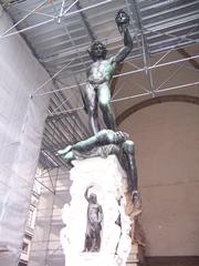 Benvenuto Cellini's Perseus with the Head of Medusa statue in Florence, Italy