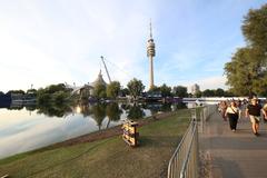 Olympiapark during the European Championships Munich 2022