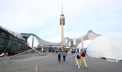 Olympiapark during the European Championships Munich 2022