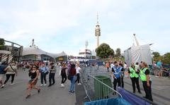 Olympiapark during the European Championships Munich 2022