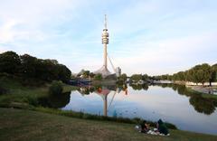 Olympiapark during the European Championships Munich 2022