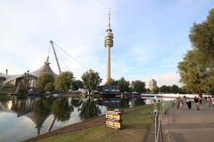 Olympiapark during the European Championships Munich 2022