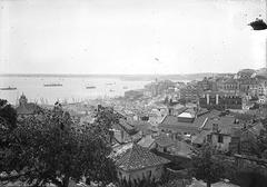 View of Lisbon and Tagus River possibly taken from São Vicente de Fora