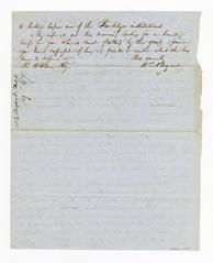 Manuscript letter from William Cullen Bryant to Richard Henry Dana Sr. dated February 8, 1849