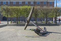 Memorial Anchor in Nyhavn, Copenhagen