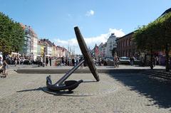 Memorial anchor at Nyhavn in Copenhagen