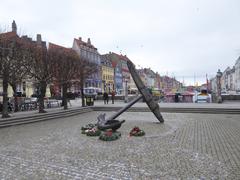 Memorial anchor at Nyhavn in Copenhagen