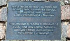 Anchor plaque at Nyhavn