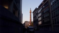 The Congress Column in Brussels seen from Rue de Ligne