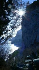 dramatic seaside cliff