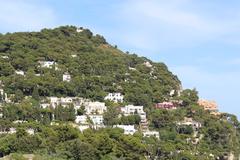 view from Gardens of Augustus on Capri island