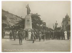 Inauguração da estátua oferecida pelo México ao Brasil - Monumento a Cuauhtémoc