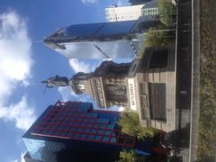 Monument to Cuauhtémoc in Mexico City from North-East corner