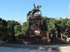 Statue of General José de San Martín in Buenos Aires