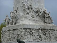 Argentine monument with Carta Magna and the Four Regions of Argentina