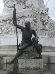 Allegory of the River Plate monument in Argentina