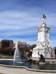 Argentine monument Carta Magna y las Cuatro Regiones Argentinas in Palermo, Buenos Aires