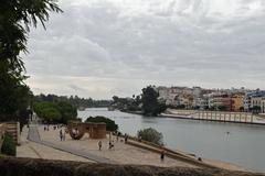 Muelle de la Sal in Seville, Spain