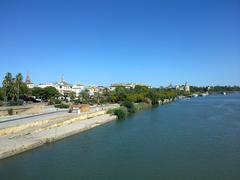 Seville cityscape with iconic landmarks