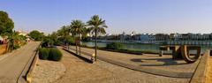 Uferpromenade Paseo Alcalde Marques del Contadero in Sevilla