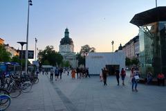 Odenplan June 2019 with Gustaf Vasa Church in the background