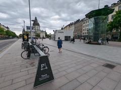 Scooter parking area at Odenplan on June 11, 2022