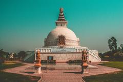 Vishwa Shanti Stupa in Delhi