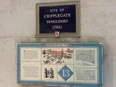 Cripplegate plaque