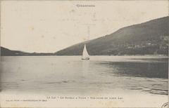 sailboat on Lake Gérardmer