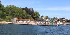 Lac de Gérardmer in Vosges, Lorraine, France