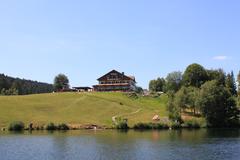 Lac de Gérardmer in Vosges, Lorraine, France